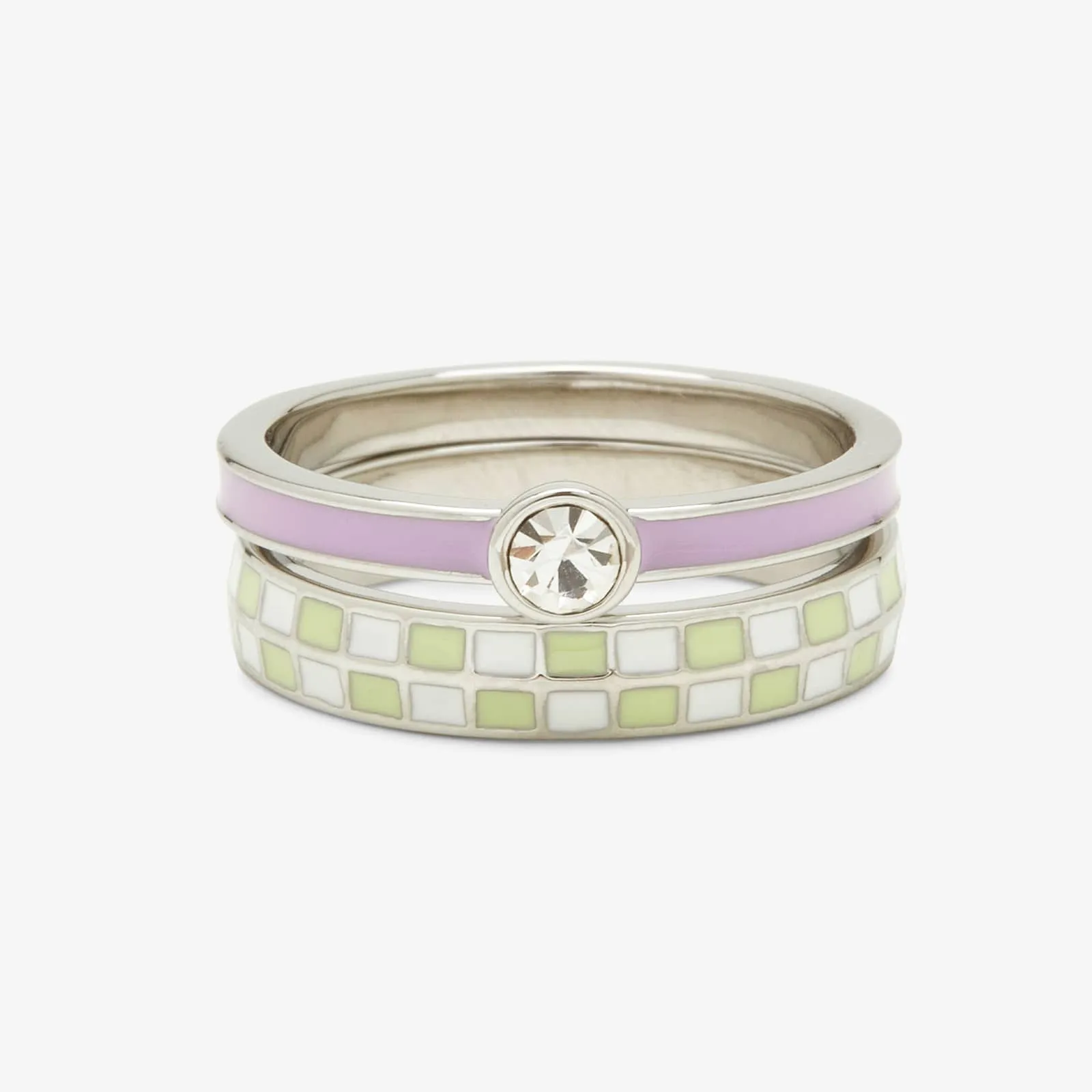 Checkerboard Ring Set sold by Pura Vida