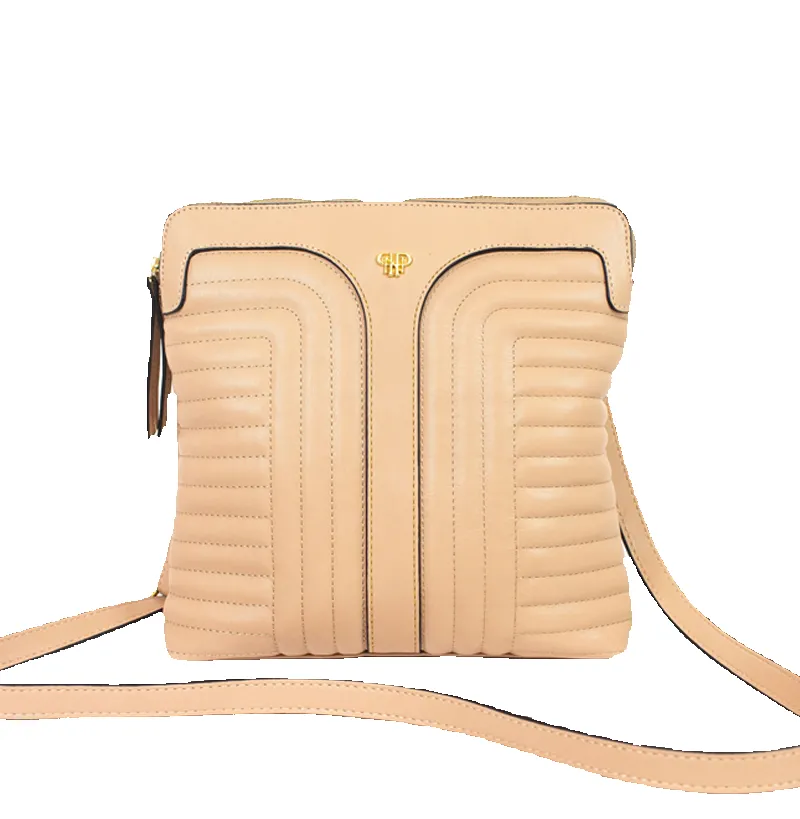 Litt Crossbody Bag - Quilted Nude sold by PurseN