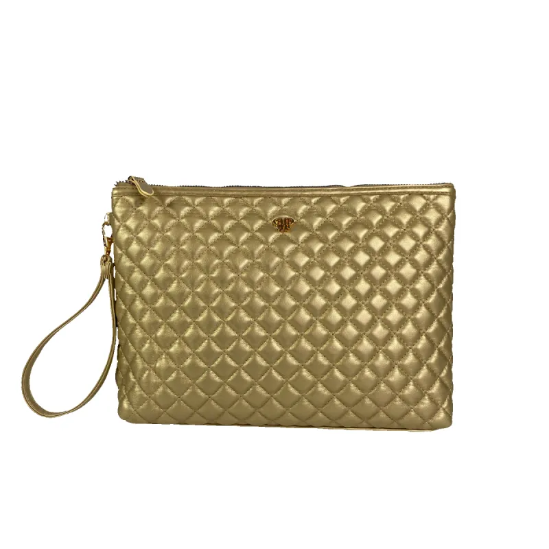Litt Makeup Case - Gold sold by PurseN