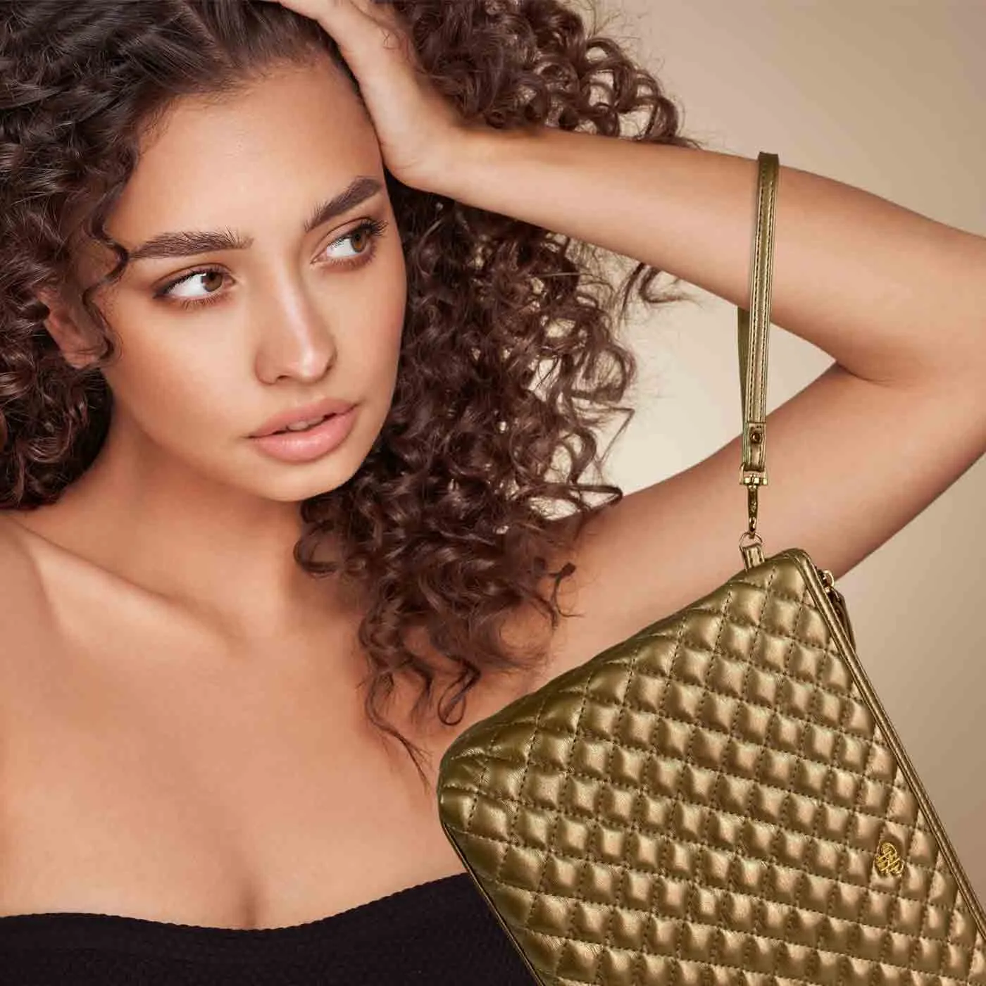 Litt Makeup Case - Gold sold by PurseN product image thumbnail 2