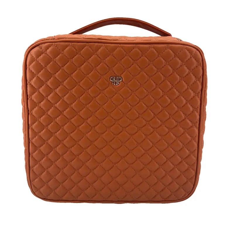 Mini Diva Makeup Case - Sunset Orange sold by PurseN