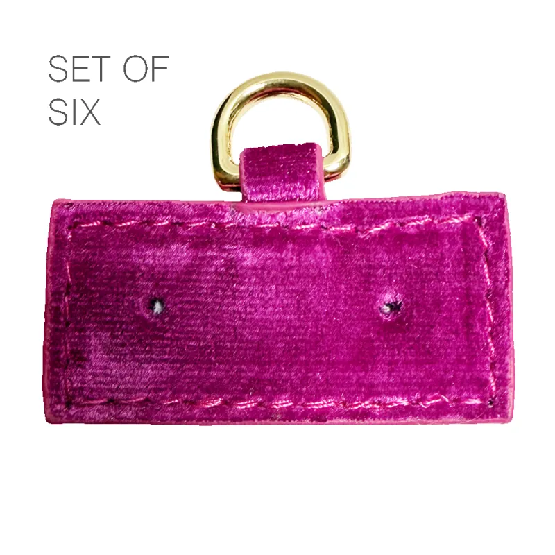 NEW Earring Stays - Fuchsia Velvet sold by PurseN