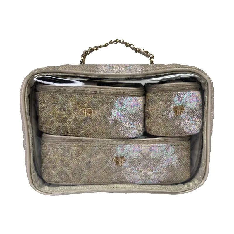 NEW Trio Jet Setter - Glimmer Leopard sold by PurseN