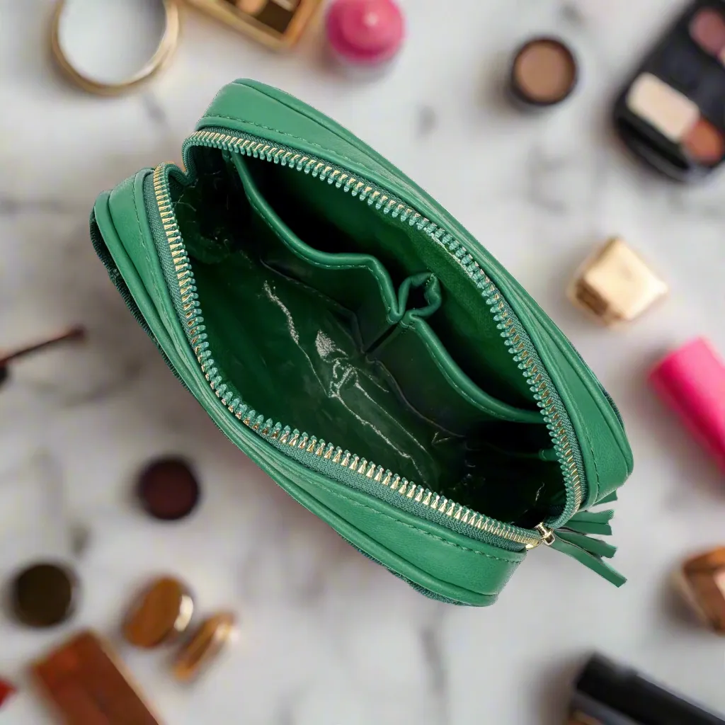 NEW Glam Makeup Case - Emerald Velvet sold by PurseN product image thumbnail 3