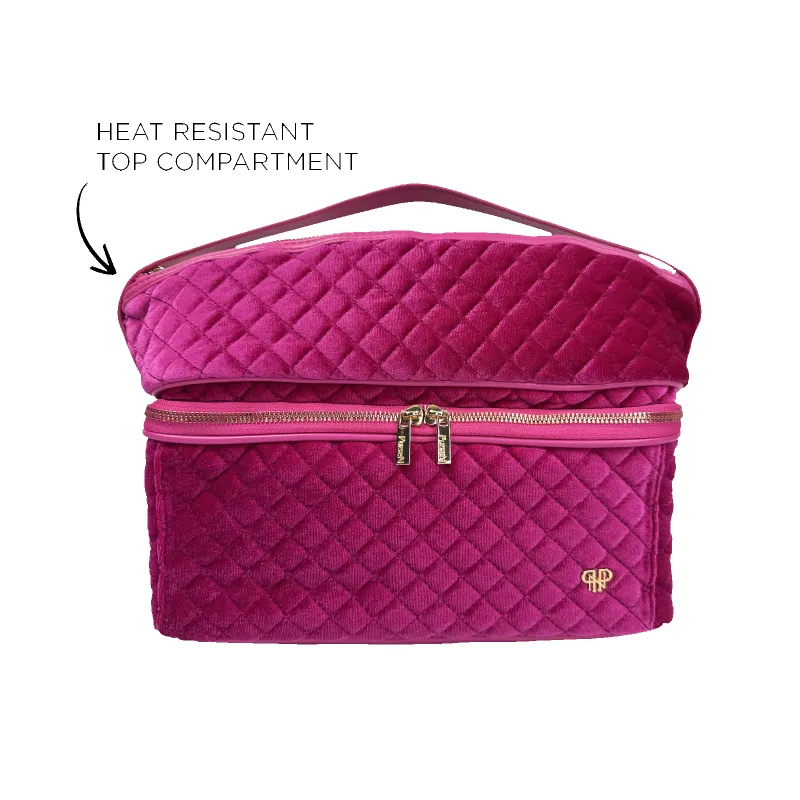 NEW Stylist Travel Bag - Fuchsia Velvet sold by PurseN