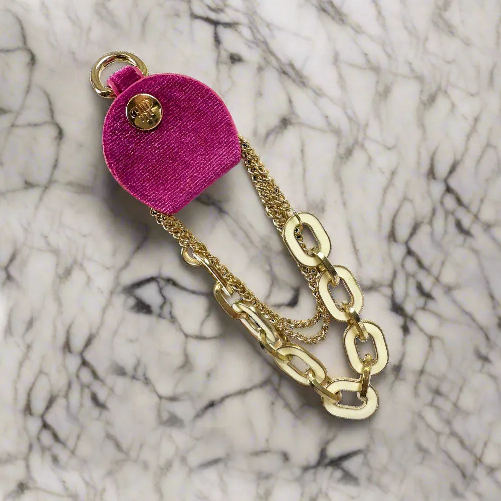 NEW Necklace Holders - Fuchsia Velvet sold by PurseN product image thumbnail 2