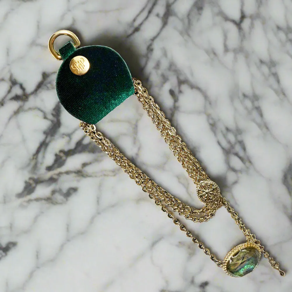 NEW Necklace Holders - Emerald Velvet sold by PurseN product image thumbnail 2