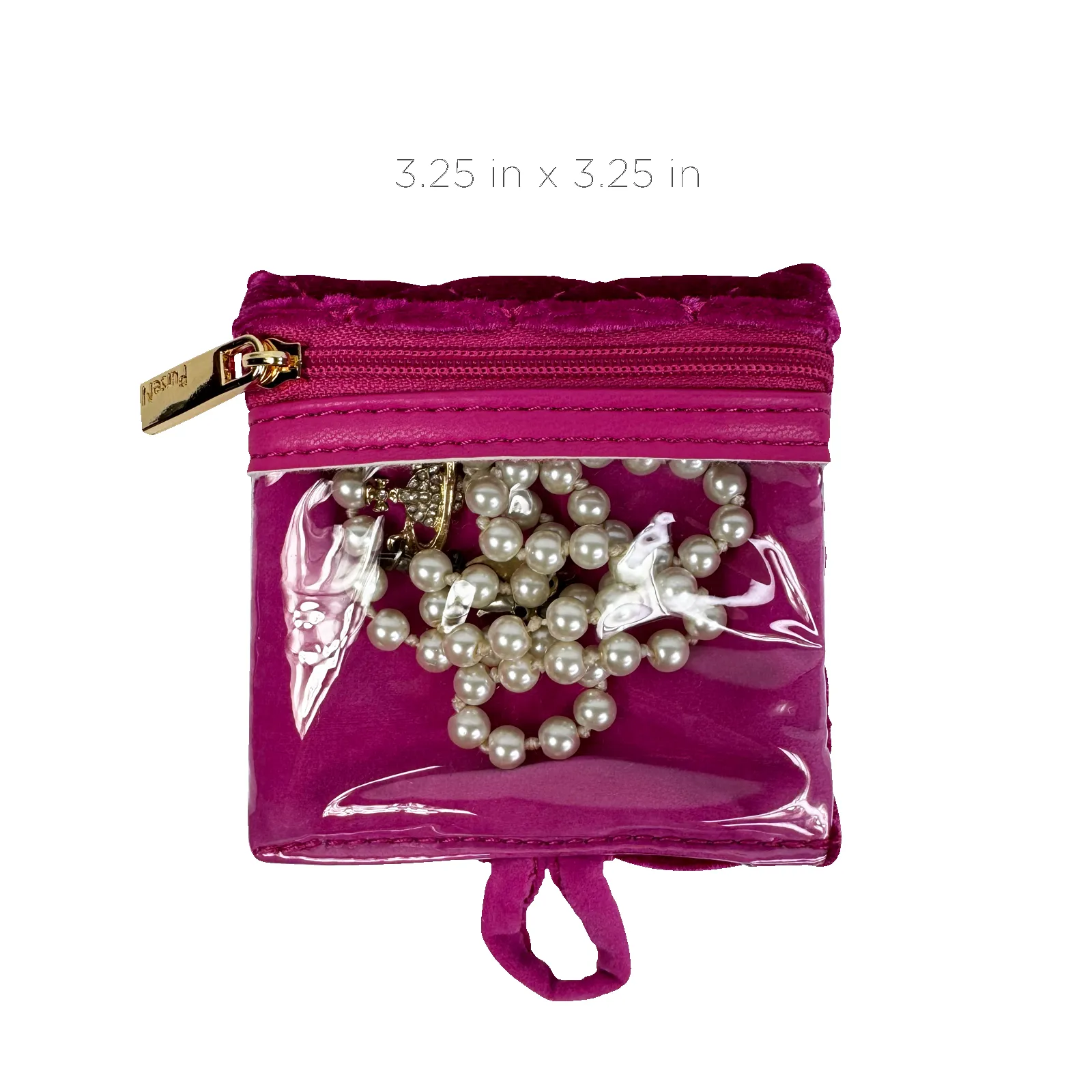 NEW Getaway Jewelry Case - Fuchsia Velvet sold by PurseN product image thumbnail 5