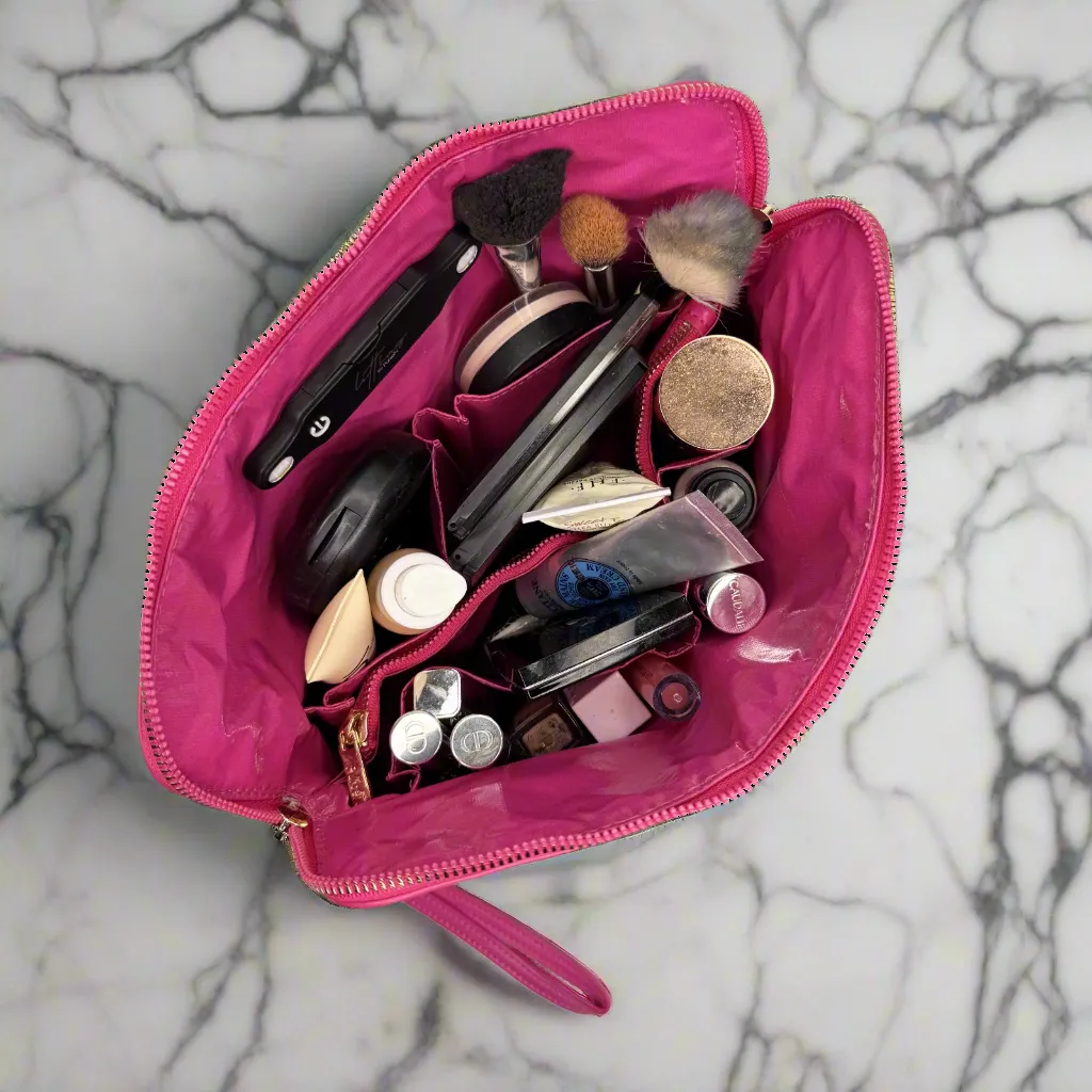 NEW Litt Makeup Case - Fuchsia Velvet sold by PurseN product image thumbnail 3