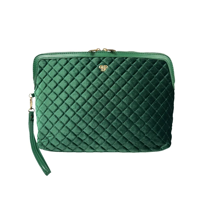 NEW Litt Makeup Case - Emerald Velvet sold by PurseN