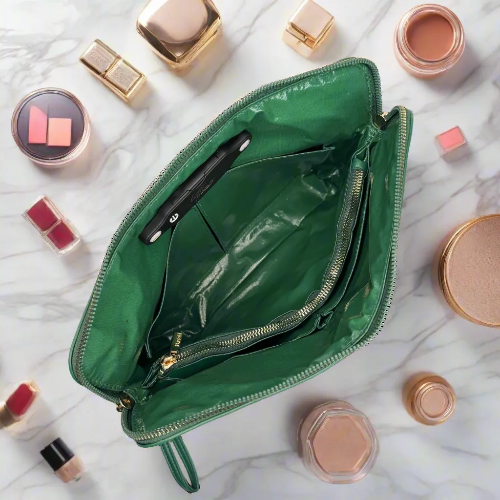 NEW Litt Makeup Case - Emerald Velvet sold by PurseN product image thumbnail 4