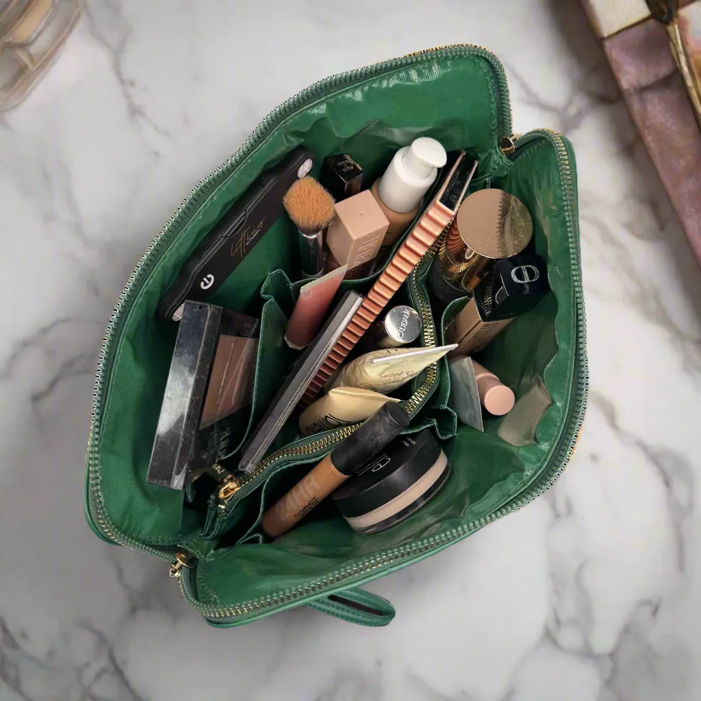 NEW Litt Makeup Case - Emerald Velvet sold by PurseN product image thumbnail 3