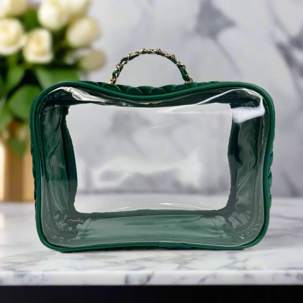 NEW Trio Jet Setter - Emerald Velvet sold by PurseN product image thumbnail 3