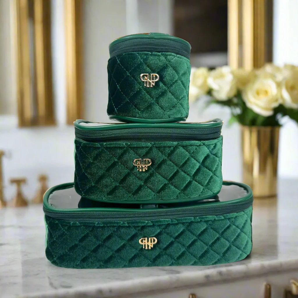 NEW Trio Jet Setter - Emerald Velvet sold by PurseN product image thumbnail 4