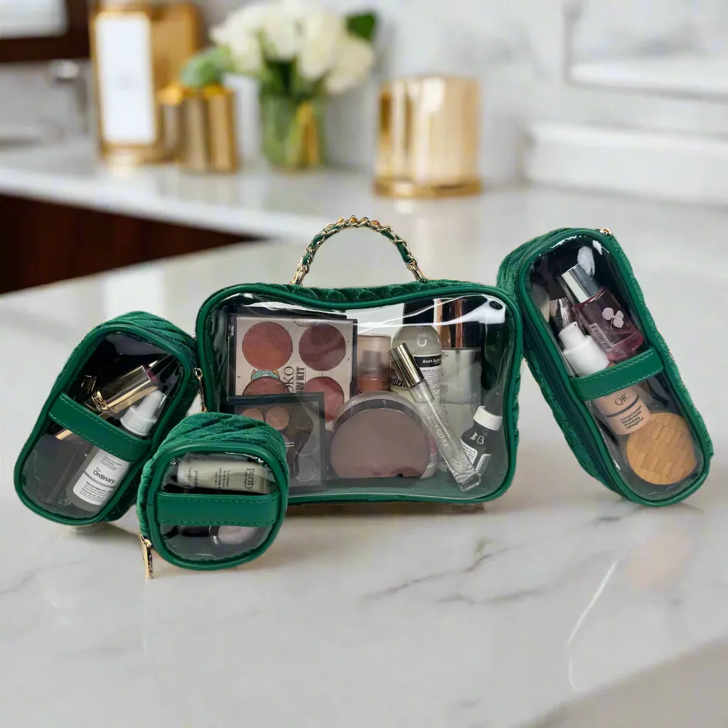 NEW Trio Jet Setter - Emerald Velvet sold by PurseN product image thumbnail 2