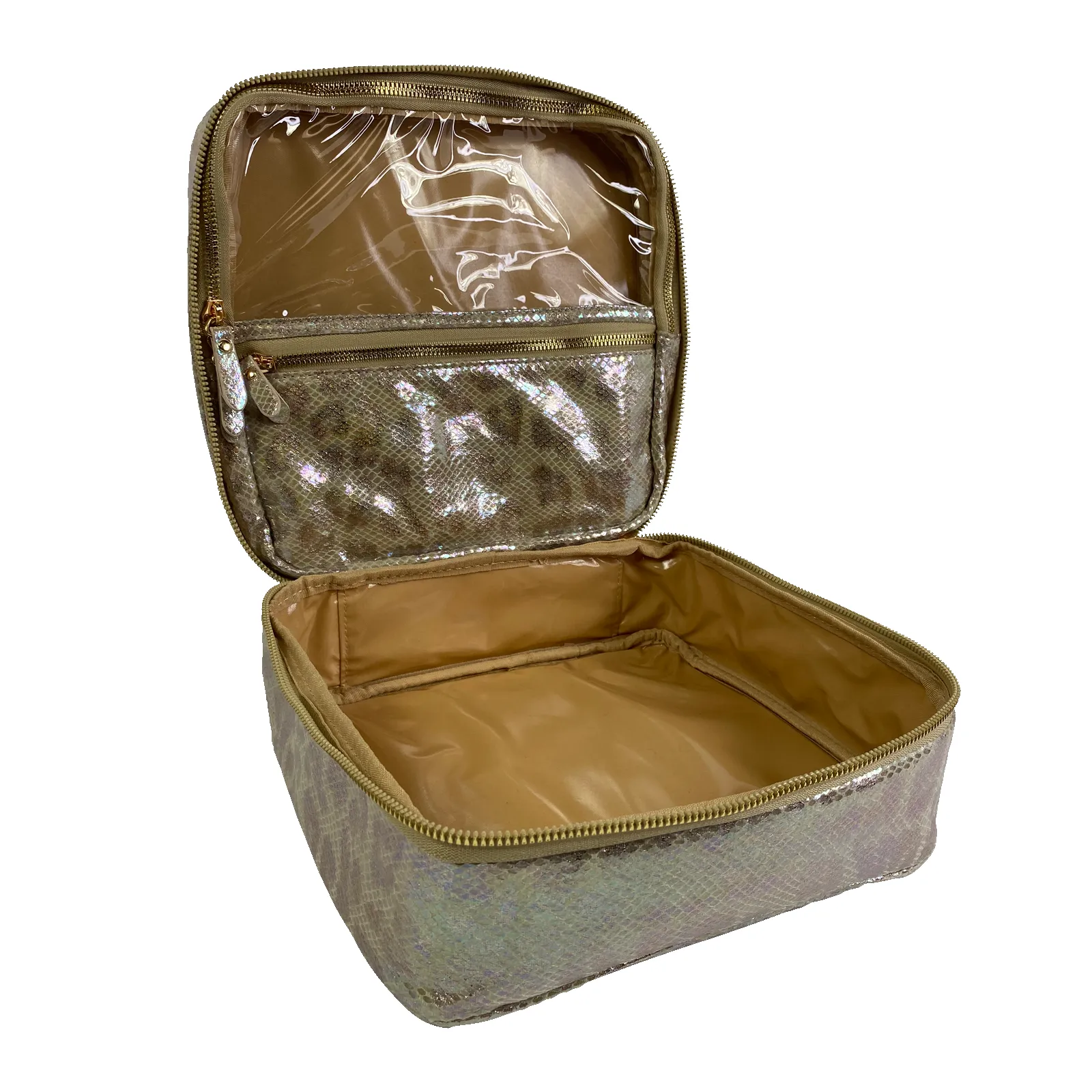 Mini Diva Makeup Case - Glimmer Leopard sold by PurseN product image thumbnail 5