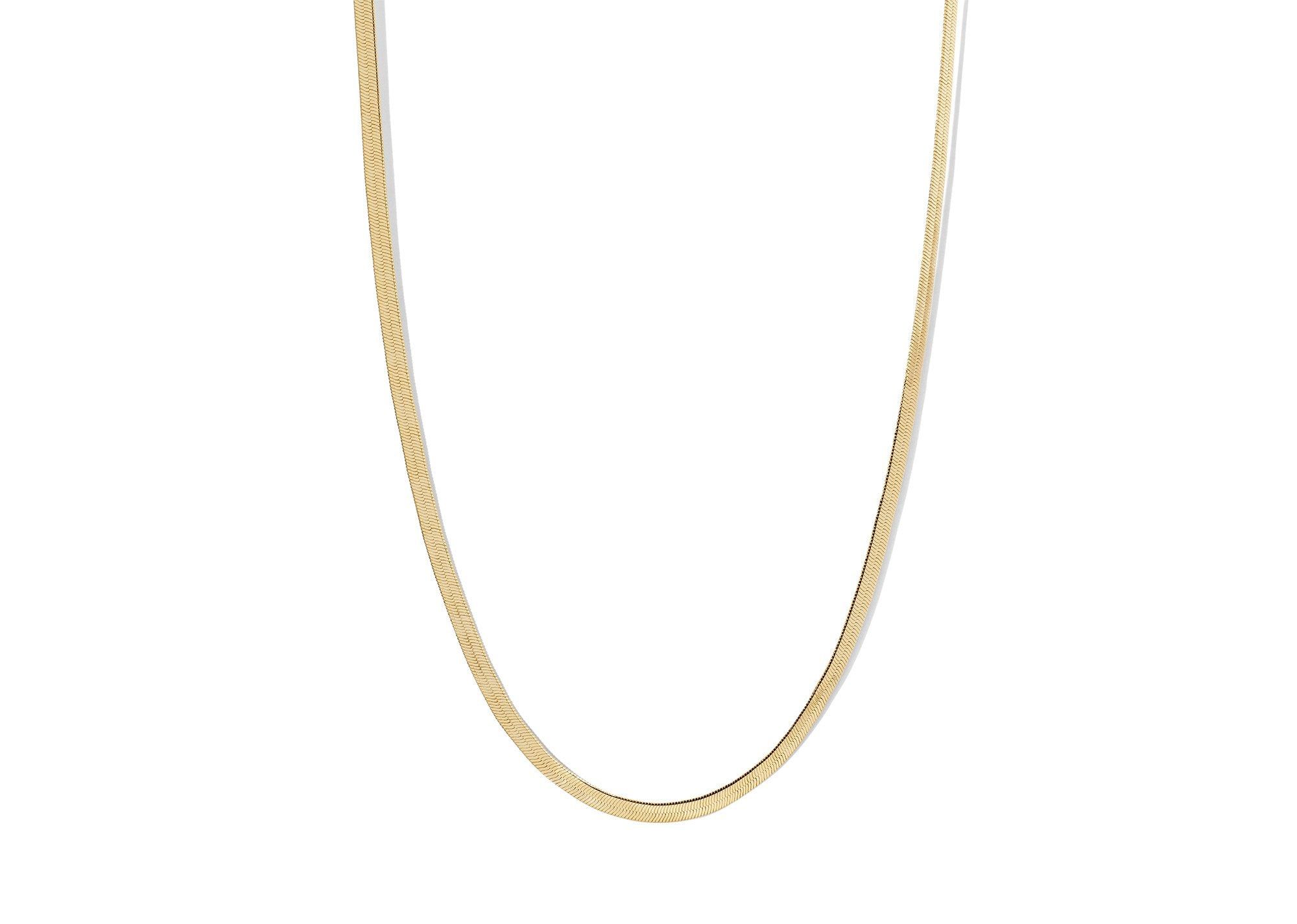 HERRINGBONE DRIP NECKLACE sold by Quay Australia