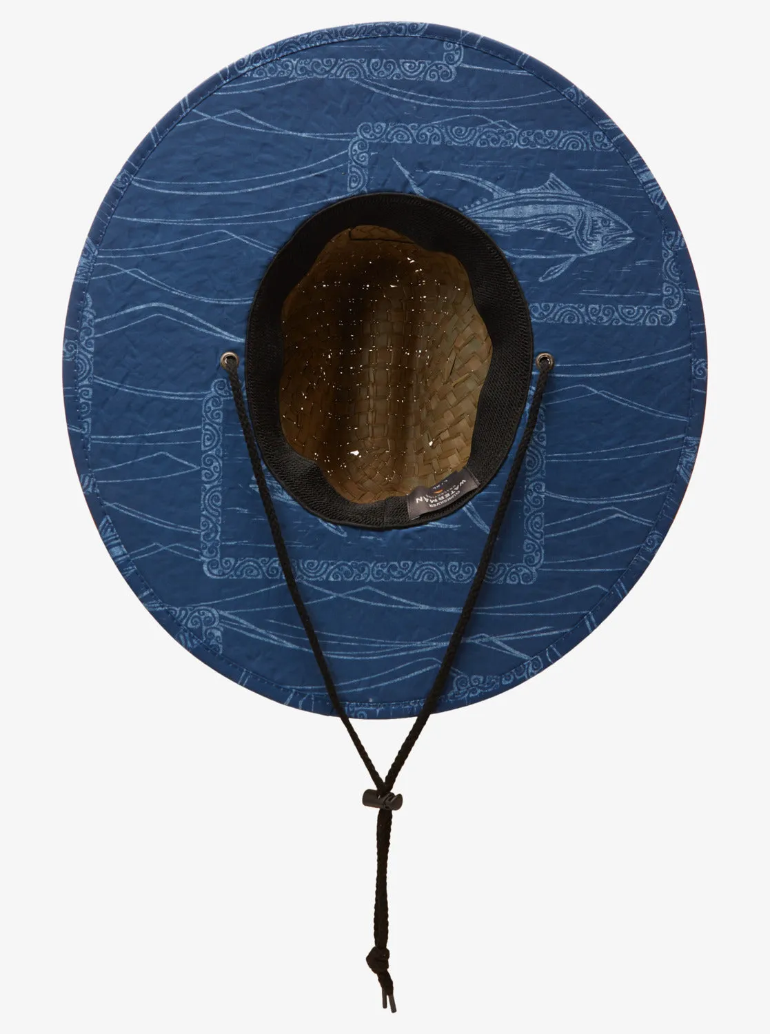 Waterman Outsider Straw Lifeguard Hat - Reef Point Ensign Blue sold by Quiksilver product image thumbnail 5
