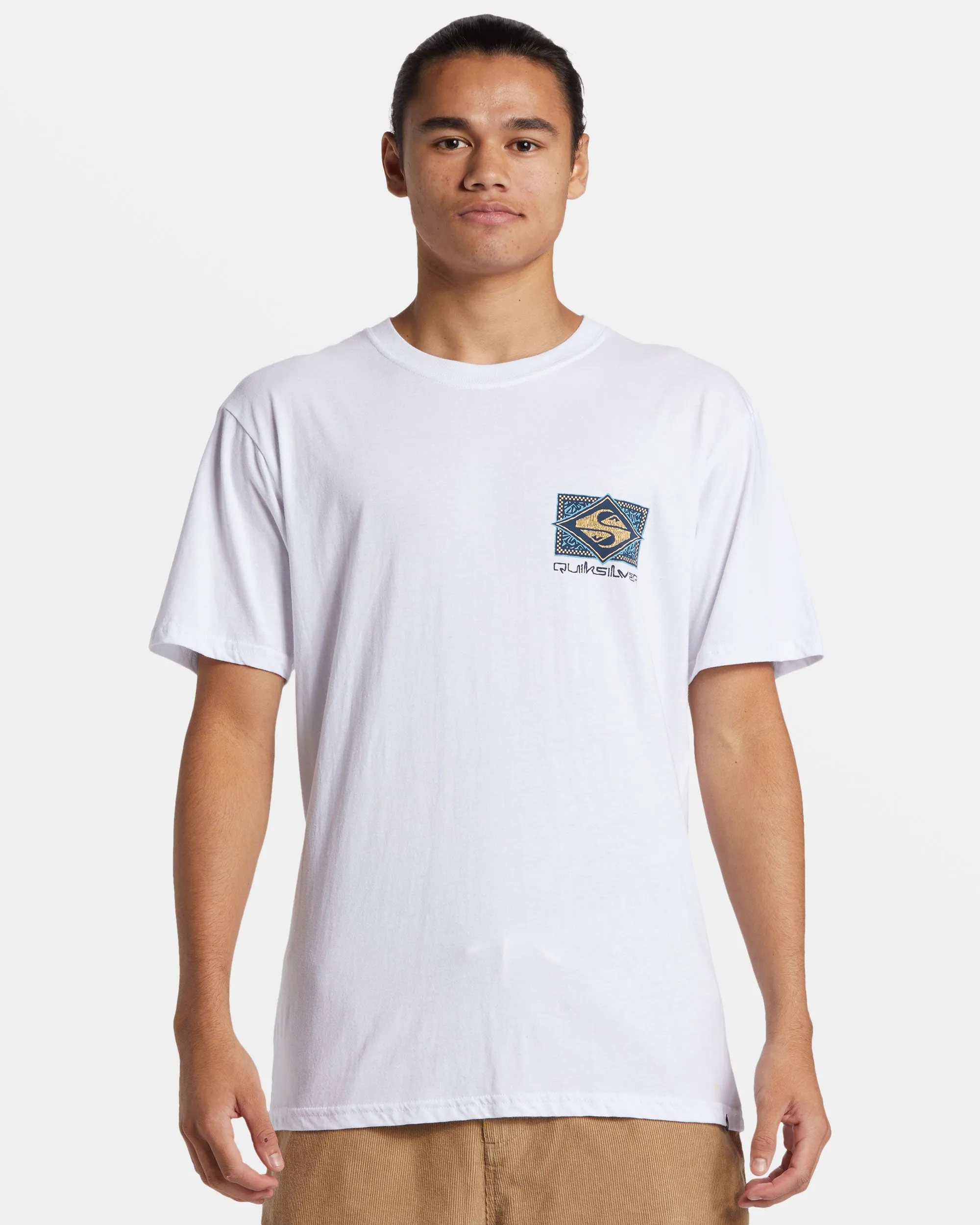Black Flash T-Shirt - White sold by Quiksilver product image thumbnail 3