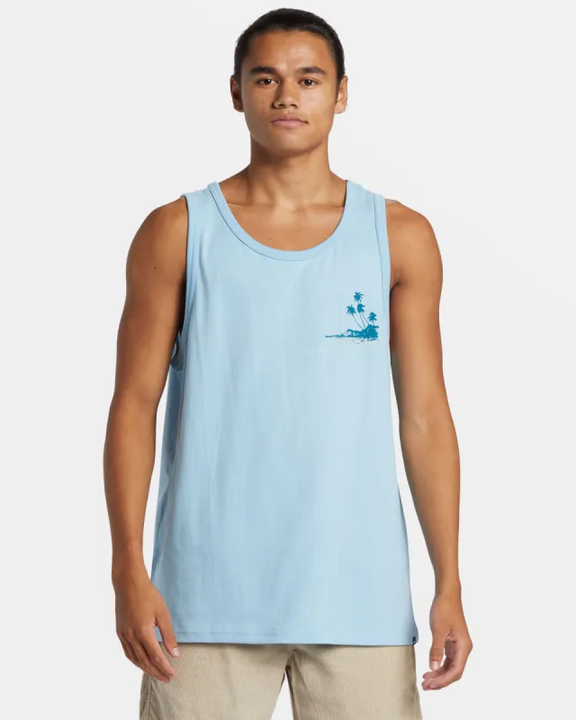 Tropical Vibes Tank - Airy Blue sold by Quiksilver