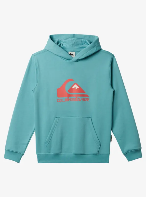 Boys 8-16 Big Logo Hoodie - Marine Blue made by Quiksilver