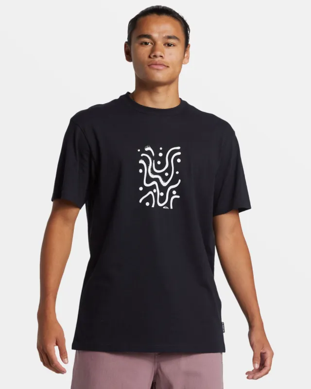 Whale Shark T-Shirt - Black sold by Quiksilver