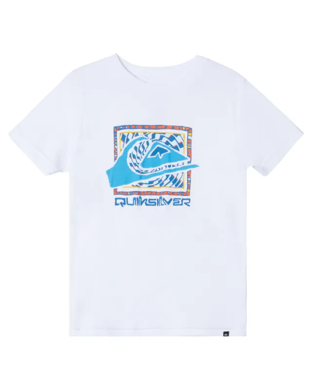 Boys 2-7 Big Action T-Shirt - White sold by Quiksilver