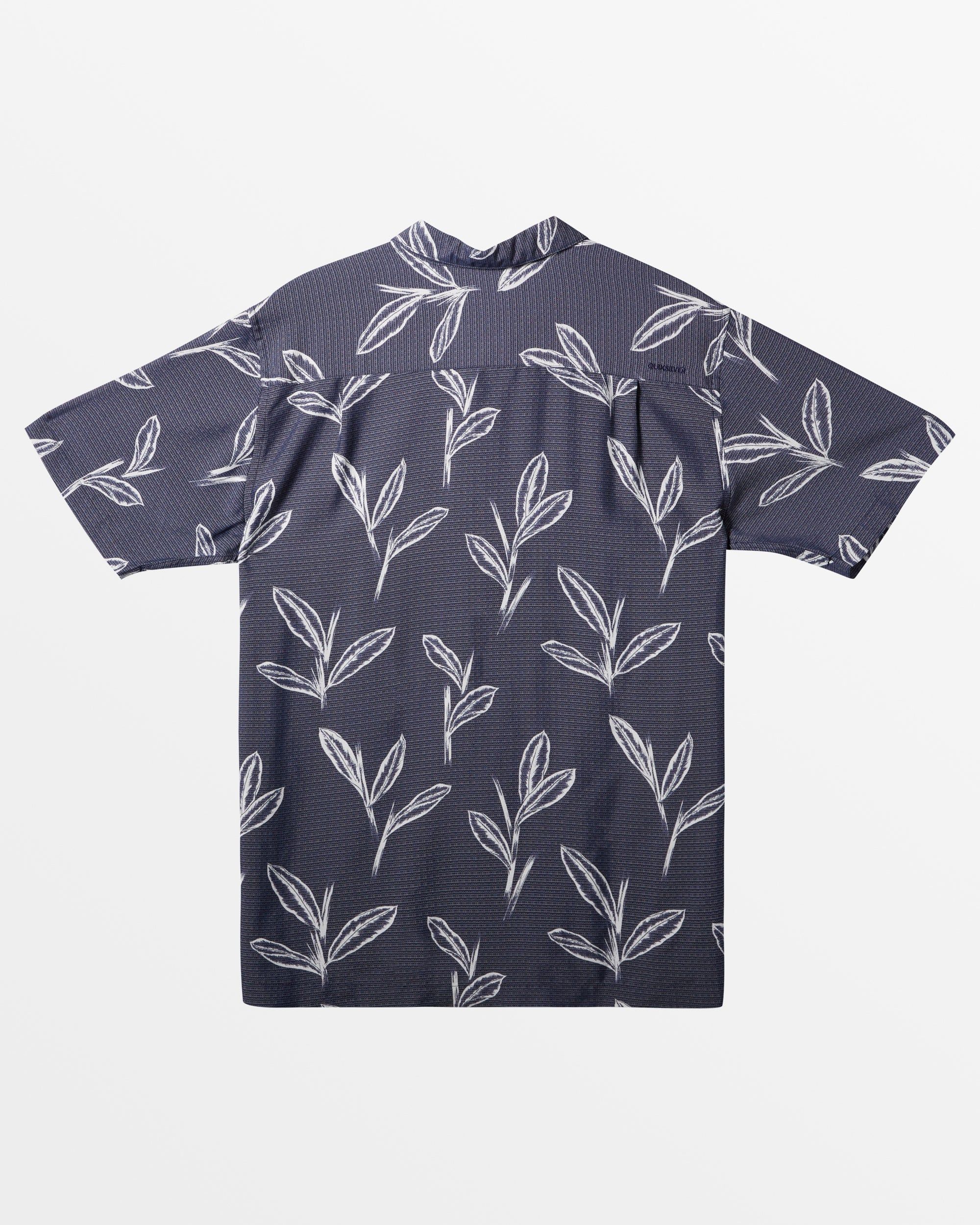 Waterman Ginger Stalks Short Sleeve Shirt - Medieval Blue Ginger Stalks sold by Quiksilver product image thumbnail 2