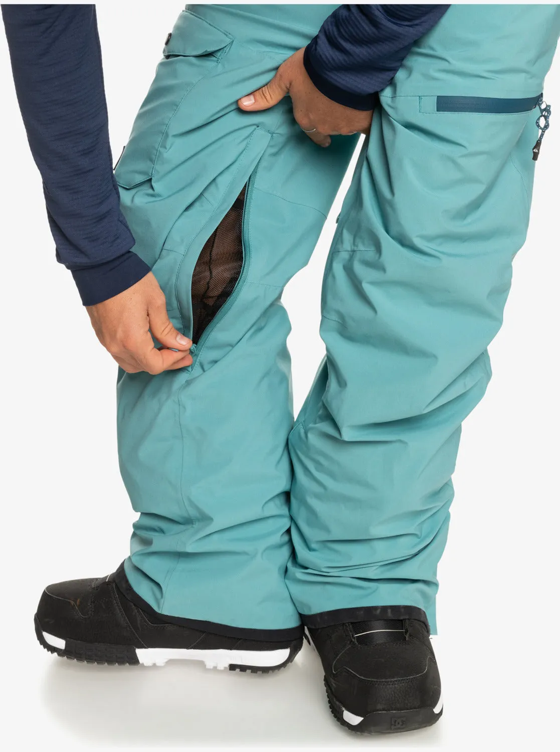 Utility Technical Snow Bib Pants - Brittany Blue sold by Quiksilver product image thumbnail 5