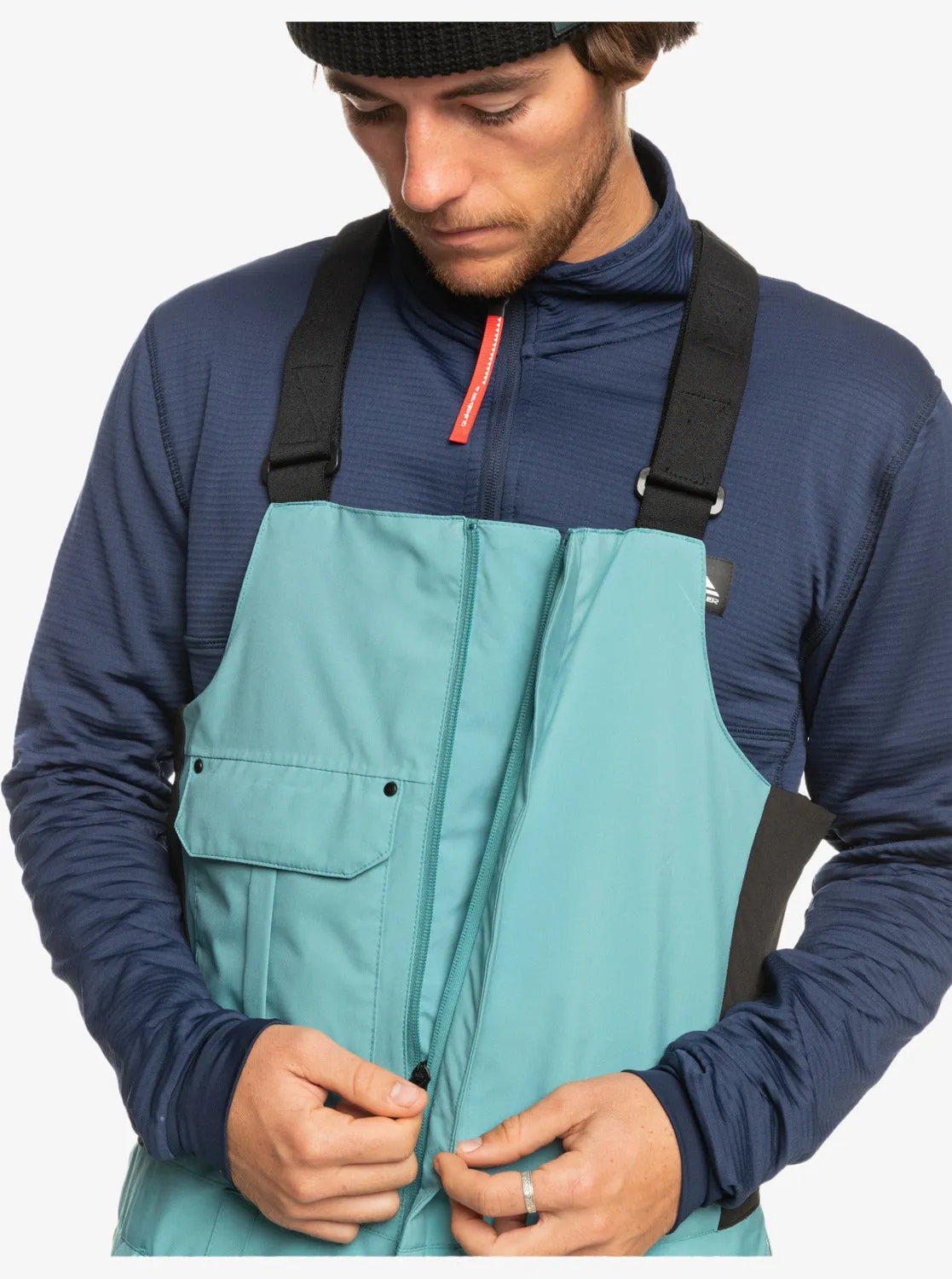 Utility Technical Snow Bib Pants - Brittany Blue sold by Quiksilver product image thumbnail 3
