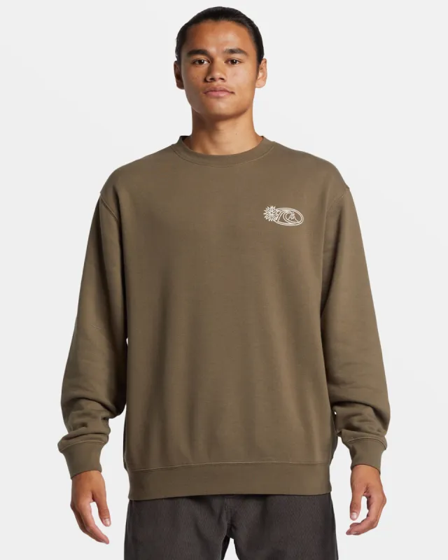 Graphic Crewneck Sweatshirt - Canteen sold by Quiksilver
