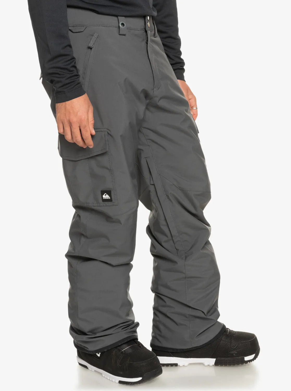 Porter Insulated Grey Snow Pants - Iron Gate sold by Quiksilver product image thumbnail 2