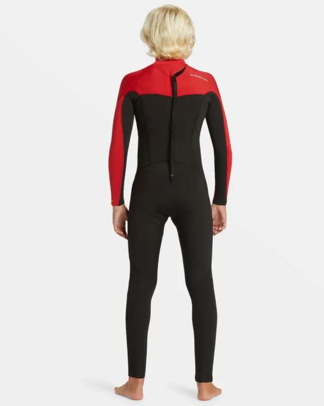 Boys 8-16 4/3mm Everyday Sessions Chest Zip Wetsuit - High Risk Red sold by Quiksilver