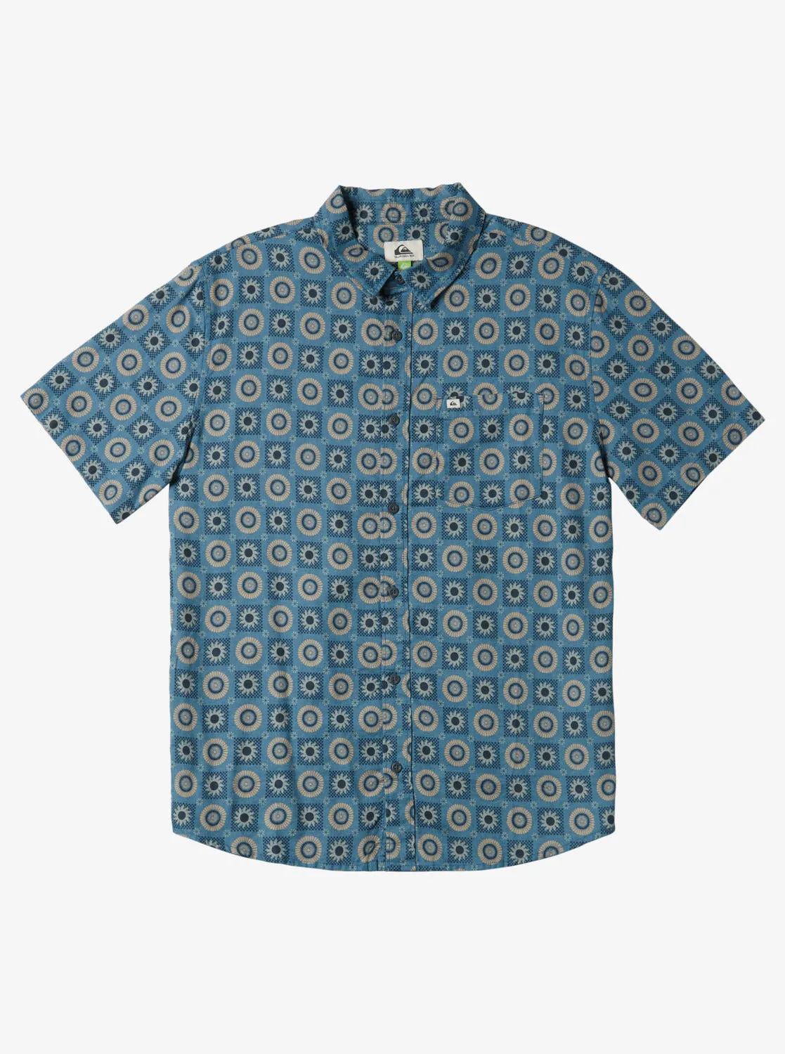 Mandala Short Sleeve Shirt - Agean Blue Mandala Ss sold by Quiksilver