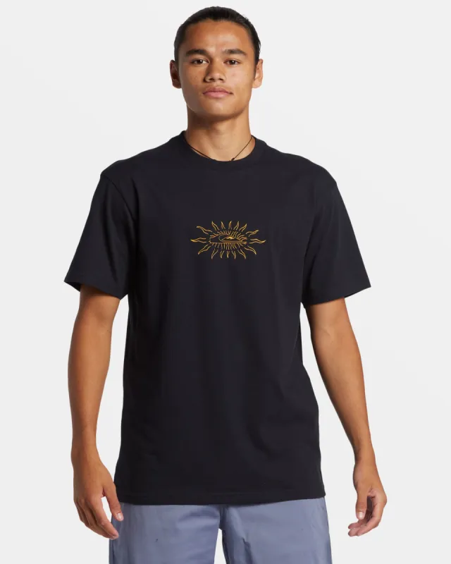 Sun Flare T-Shirt - Black sold by Quiksilver