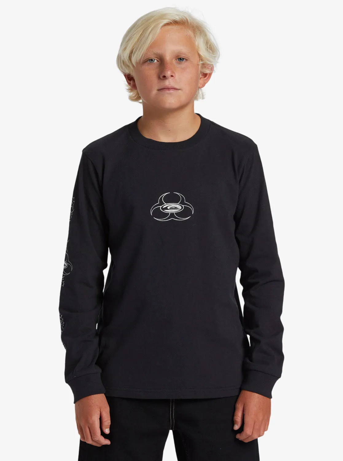 Boys 8-16 Bio Hazard Long Sleeve T-Shirt - Black sold by Quiksilver product image thumbnail 3