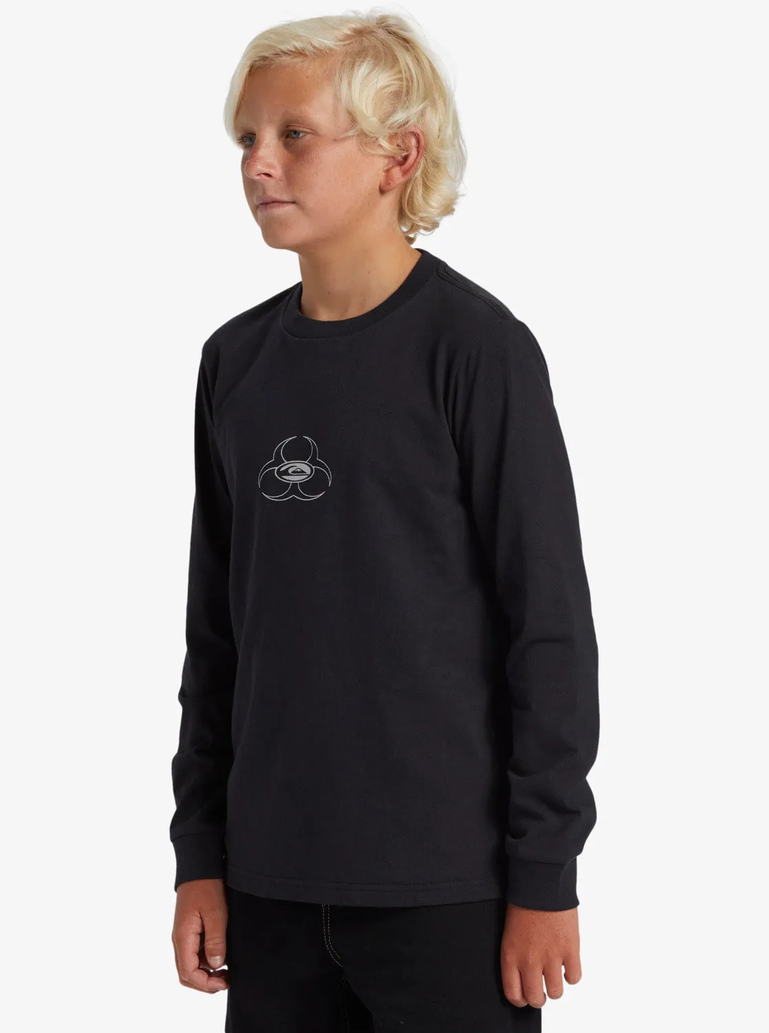Boys 8-16 Bio Hazard Long Sleeve T-Shirt - Black sold by Quiksilver product image thumbnail 4