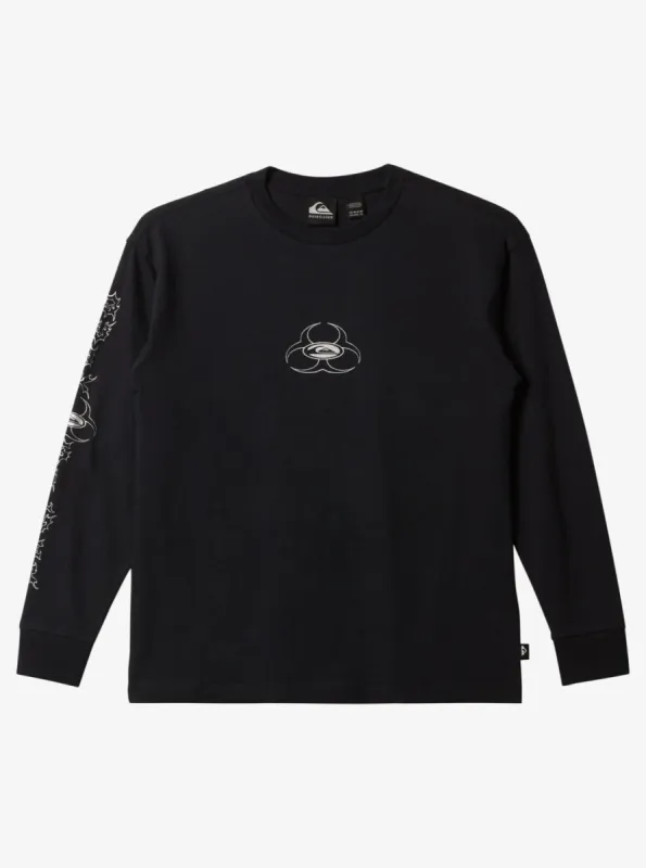 Boys 8-16 Bio Hazard Long Sleeve T-Shirt - Black sold by Quiksilver