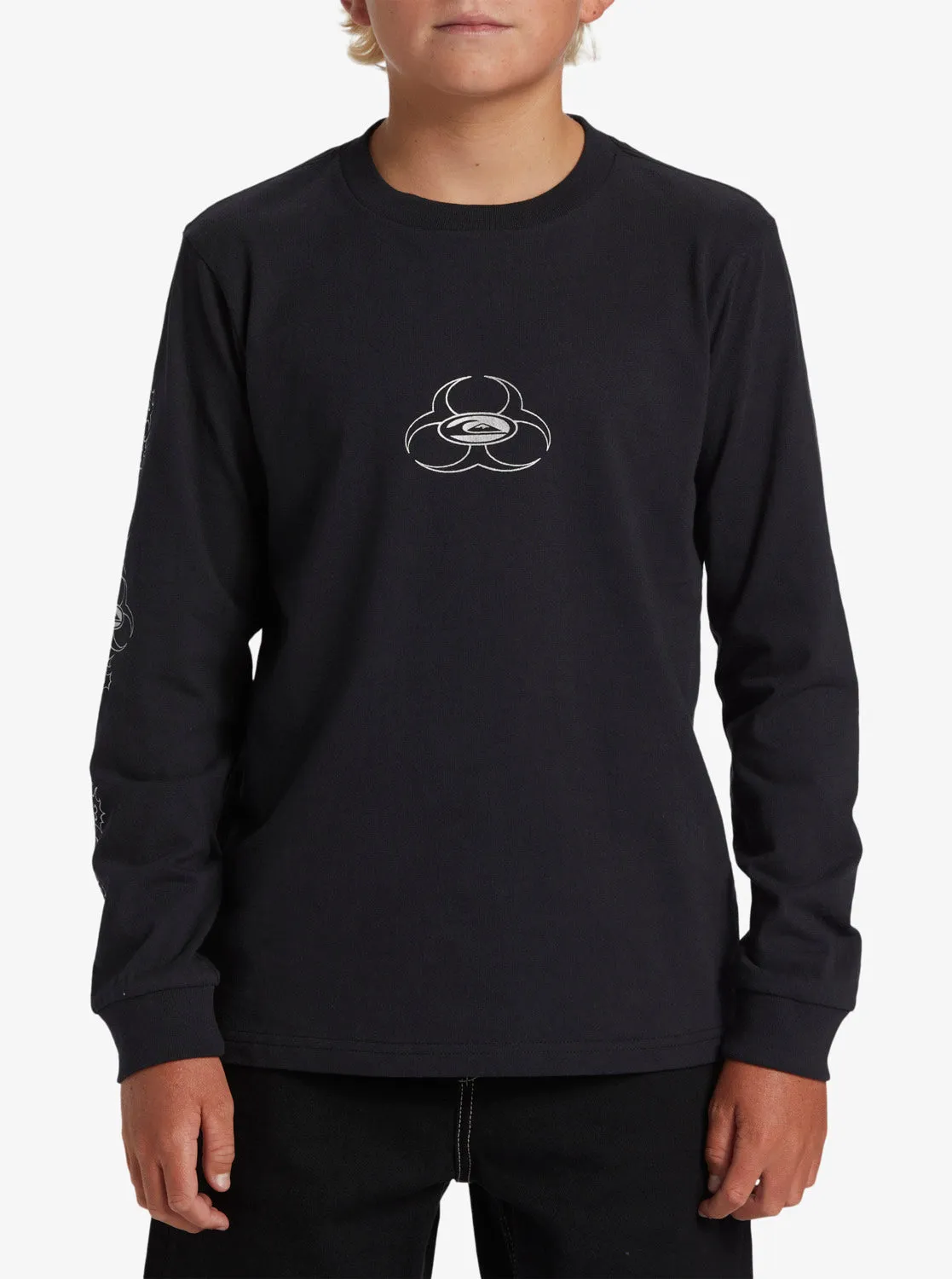 Boys 8-16 Bio Hazard Long Sleeve T-Shirt - Black sold by Quiksilver product image thumbnail 5