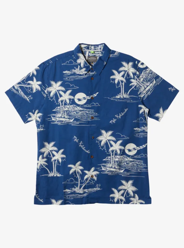 Waterman Ahi Holiday Shirt - Ahi Holiday Estate Blue sold by Quiksilver