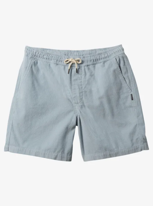 Taxer Corduroy Shorts - Blue Fog sold by Quiksilver