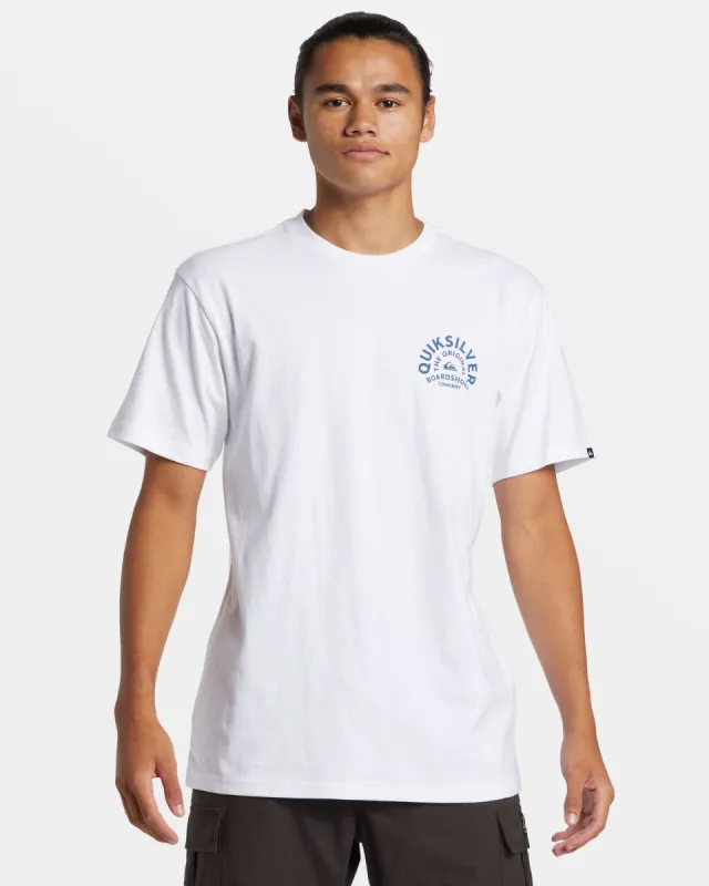 On Target T-Shirt - White sold by Quiksilver