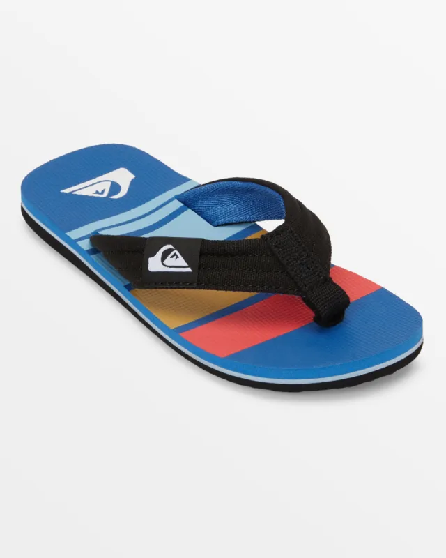 Boys 8-16 Molokai Layback Sandals - Black/Red/Blue made by Quiksilver