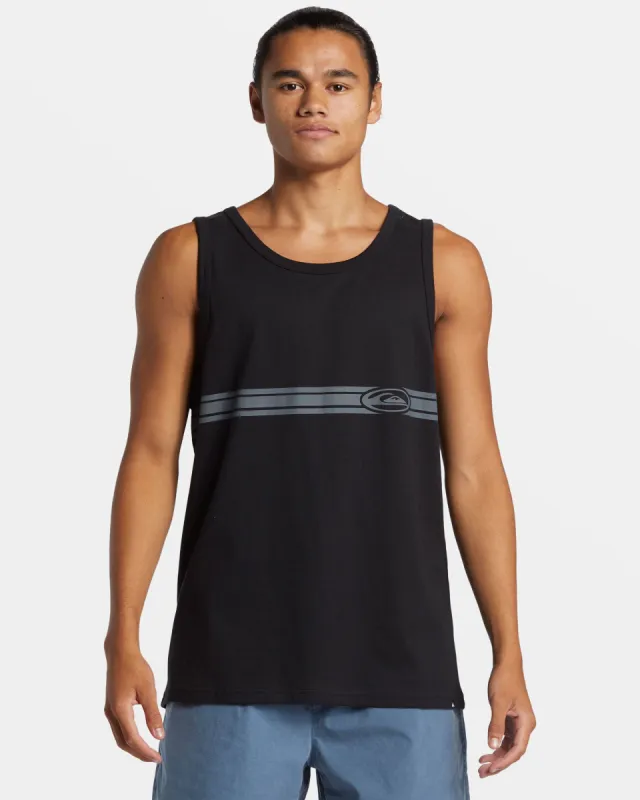 Comp Stripe Tank - Black sold by Quiksilver