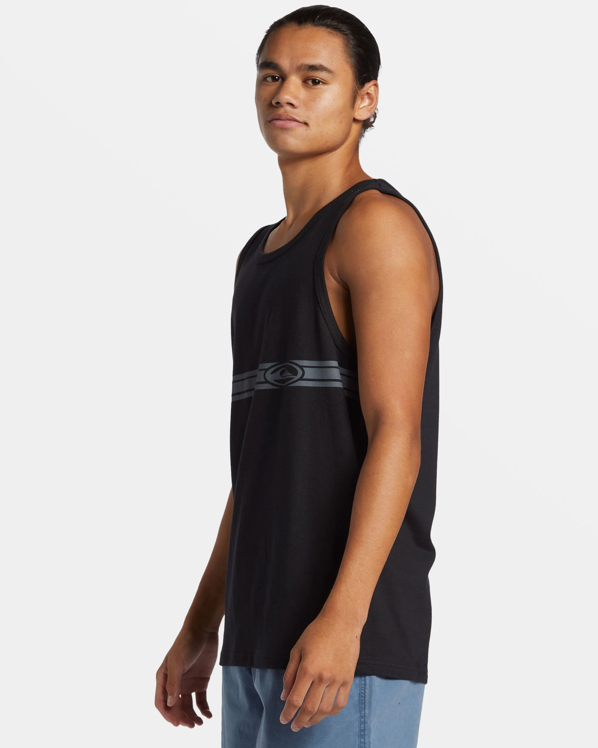 Comp Stripe Tank - Black sold by Quiksilver product image thumbnail 4