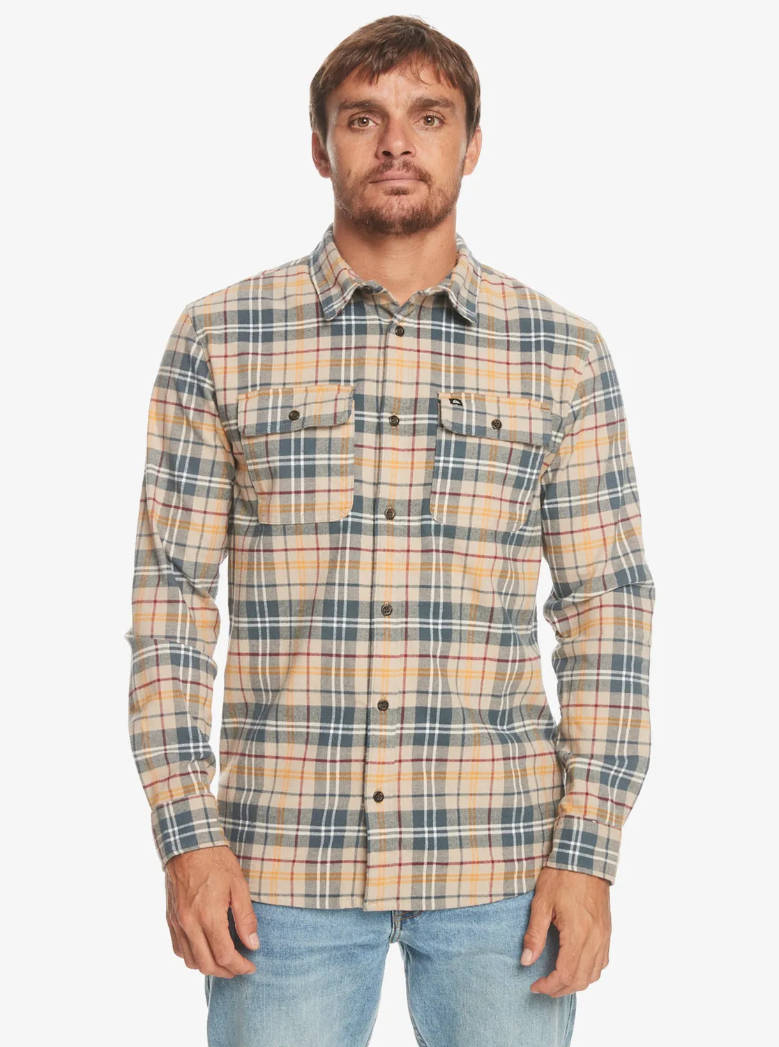 Spey Bay Long Sleeve Shirt - Plaza Taupe Spey Bay sold by Quiksilver