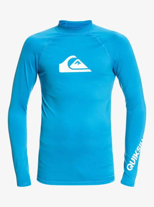 Boys 8-16 All Time Long Sleeve Upf 50 Rashguard - Blithe sold by Quiksilver