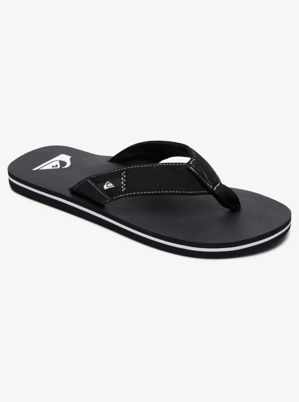 Molokai Abyss Sandals - Black/Black/White sold by Quiksilver