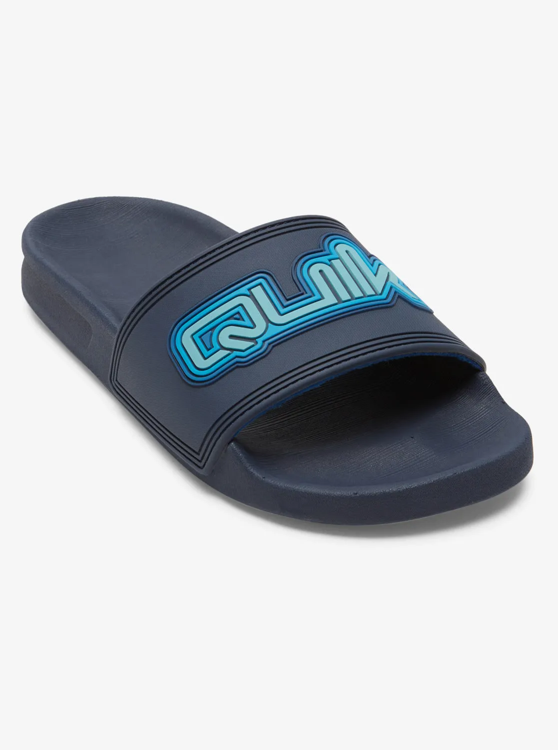 Boys 8-16 Rivi Wordmark Slide II Sandals - Blue 1 sold by Quiksilver