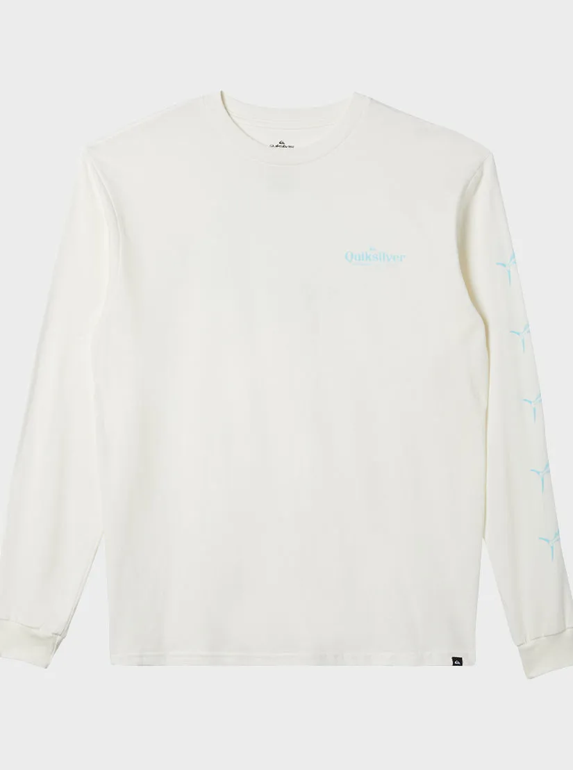 Waterman Trophy Catch Long Sleeve T-Shirt - Snow White sold by Quiksilver product image thumbnail 2